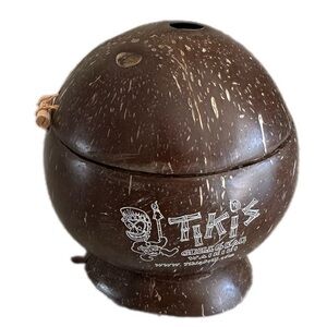 Coconut Tiki Mug Cup from Tiki’s Bar & Grill in Waikiki